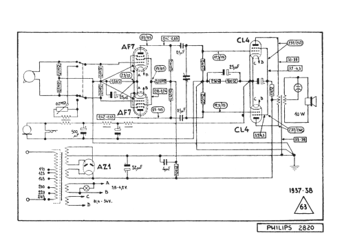 2820; Philips; Eindhoven (ID = 951154) Ampl/Mixer