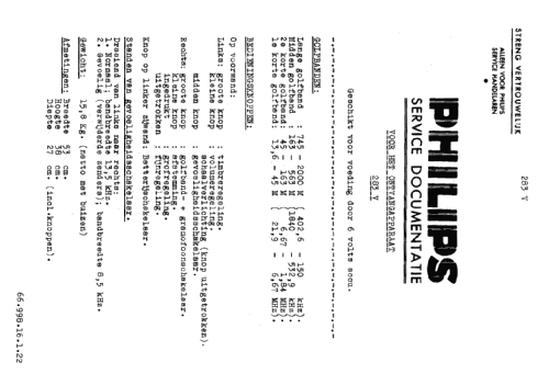 283V; Philips; Eindhoven (ID = 2440337) Radio