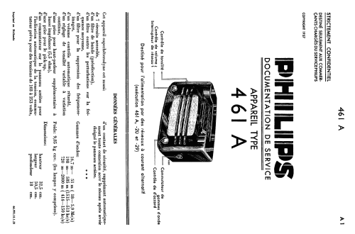 461A -20; Philips; Eindhoven (ID = 2010563) Radio