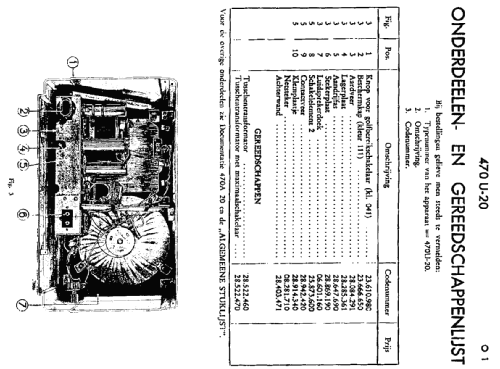 470U -20; Philips; Eindhoven (ID = 1919793) Radio