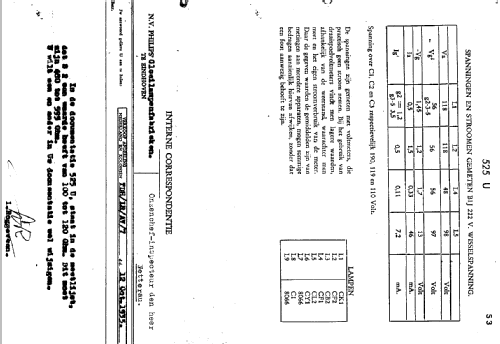525U; Philips; Eindhoven (ID = 36412) Radio