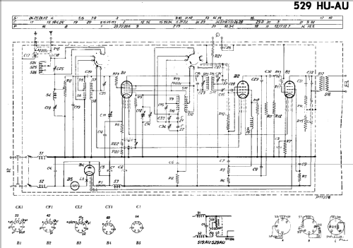 Octode Super 529HU; Philips; Eindhoven (ID = 39578) Radio