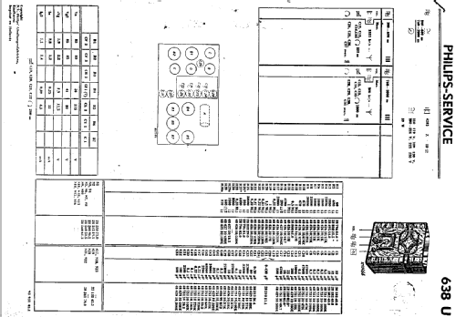 Super inductance 638U; Philips; Eindhoven (ID = 36387) Radio