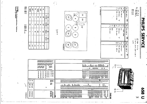 658U /00 /01; Philips; Eindhoven (ID = 41147) Radio