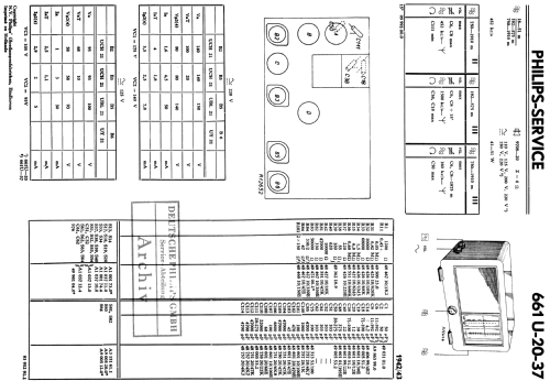 661U-20; Philips; Eindhoven (ID = 2474237) Radio