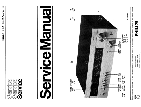 694 22AH694 /22; Philips; Eindhoven (ID = 1962996) Radio