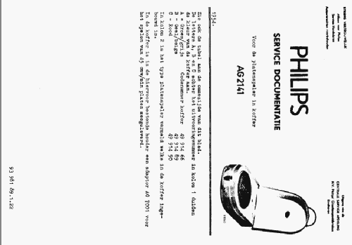 AG2141 /75A /75B /75C; Philips; Eindhoven (ID = 1810965) Ton-Bild