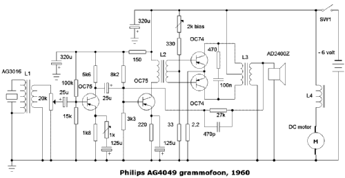 Phonokoffer Batterie AG4049 /00; Philips Belgium (ID = 545475) R-Player