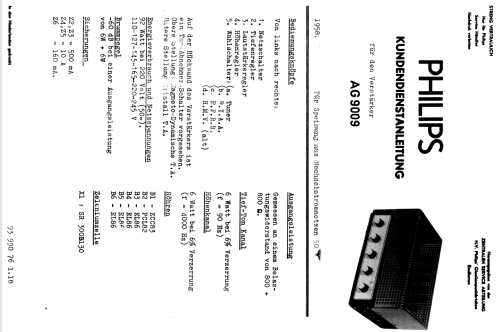 AG9009; Philips; Eindhoven (ID = 1346656) Verst/Mix