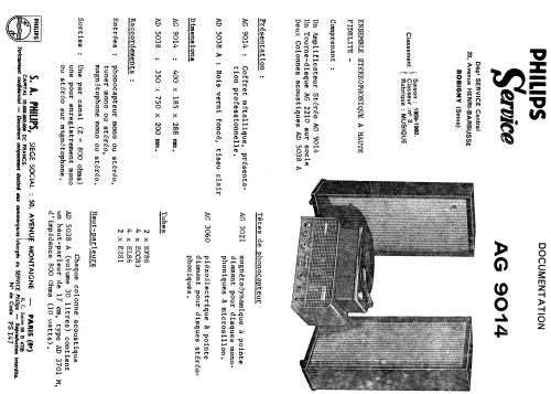 AG9014; Philips; Eindhoven (ID = 2007295) Ampl/Mixer