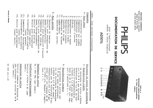 AG9014; Philips; Eindhoven (ID = 967112) Ampl/Mixer