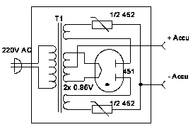 Gelijkrichter - Akku-Ladegerät 450; Philips; Eindhoven (ID = 208570) Power-S