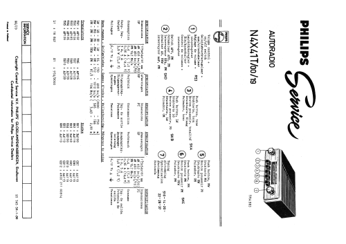 All-Transistor N4X41T /19; Philips; Eindhoven (ID = 1994833) Car Radio