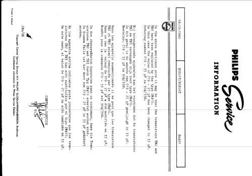 B3X01T /00F /00L; Philips; Eindhoven (ID = 1616724) Radio