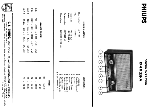 B4X29A; Philips; Eindhoven (ID = 1926831) Radio