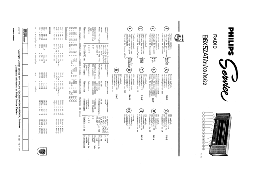 B6X52AT /01 /03; Philips; Eindhoven (ID = 781993) Radio