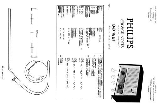 B4X78BT; Philips; Eindhoven (ID = 1929753) Radio