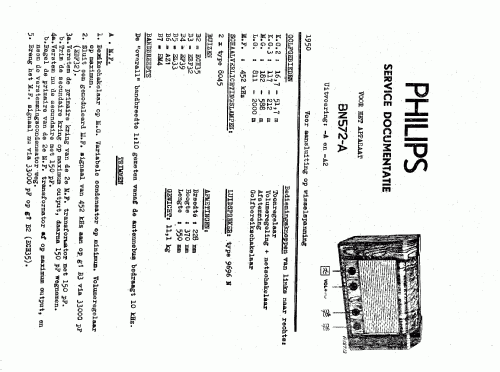 BN572-A, BN572-A2; Philips; Eindhoven (ID = 764988) Radio