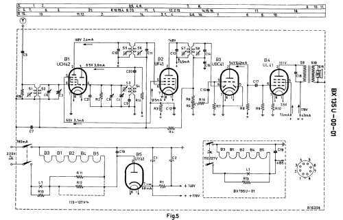 BX135U /01; Philips; Eindhoven (ID = 1629704) Radio