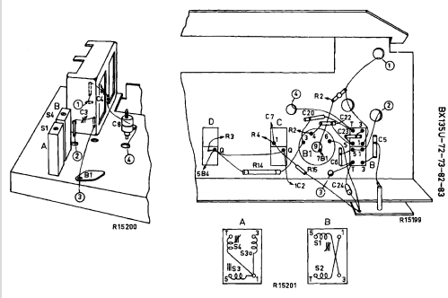 BX135U /72 /82; Philips; Eindhoven (ID = 1630394) Radio