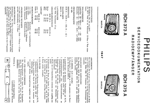 BX373A; Philips; Eindhoven (ID = 2525229) Radio