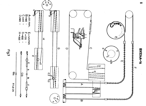 BX534A /12 /14 /50; Philips; Eindhoven (ID = 1641593) Radio