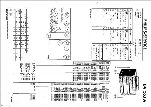 BX563A; Philips Belgium (ID = 41255) Radio