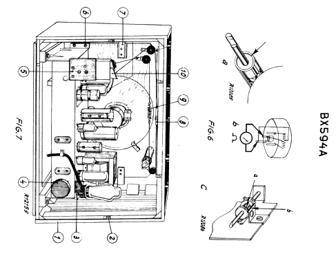 BX594A; Philips; Eindhoven (ID = 1642652) Radio