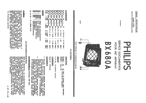 BX680A /46; Philips; Eindhoven (ID = 950272) Radio