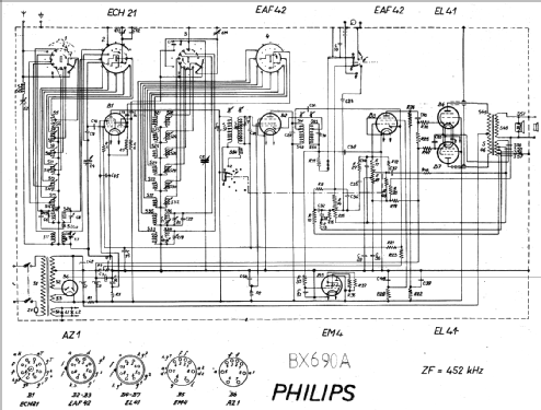 BX690A; Philips; Eindhoven (ID = 19607) Radio