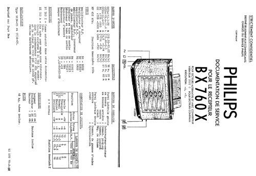 BX760A; Philips; Eindhoven (ID = 1647575) Radio