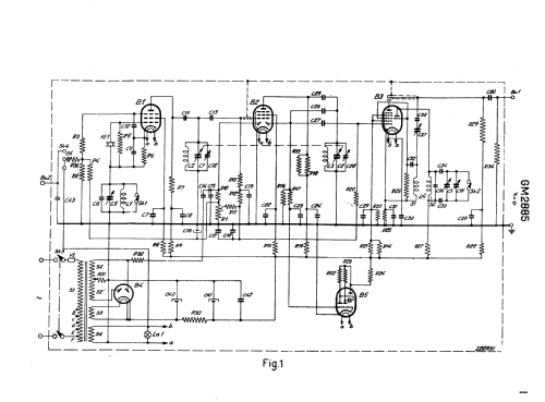 Calibrating Oscillator GM2885; Philips; Eindhoven (ID = 1912820) Equipment