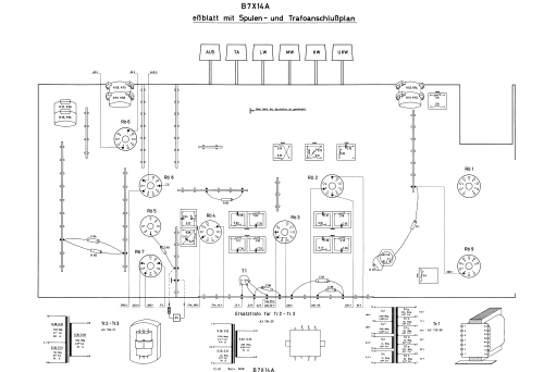 Reverbeo B7X14A /00 /01; Philips; Eindhoven (ID = 1856615) Radio