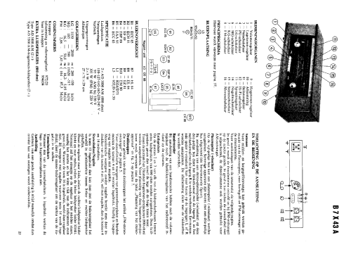 Capella Reverbeo B7X43A; Philips; Eindhoven (ID = 38305) Radio