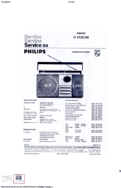 D2122; Philips; Eindhoven (ID = 2893717) Radio