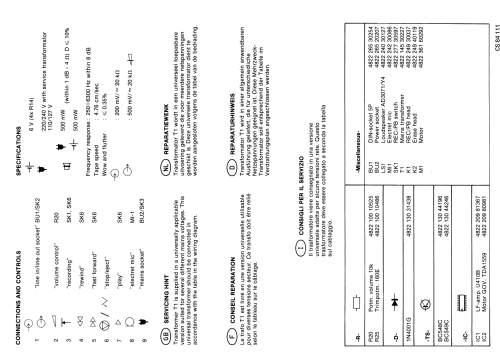 Cassetten-Recorder D6330 /00; Philips - Österreich (ID = 2044709) R-Player