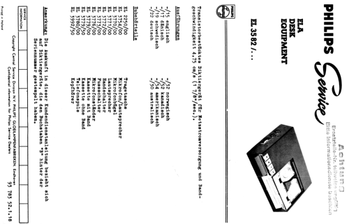 Diktiergerät EL3582 /15 /17 /19 /22 /30 /32 /52 /54; Philips; Eindhoven (ID = 1790104) R-Player