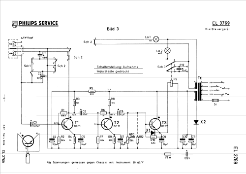 Dia-Steuergerät - Slide Synchronizer EL3769 /00; Philips; Eindhoven (ID = 2040794) Altri tipi