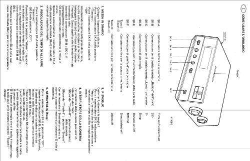 Electronic Clock Radio 7160 /00; Philips; Eindhoven (ID = 1614281) Radio