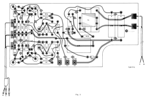 Entzerrer-Vorverstärker 22GH905 /00; Philips; Eindhoven (ID = 1867539) Verst/Mix