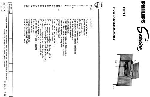 F9X38A; Philips; Eindhoven (ID = 2160986) Radio