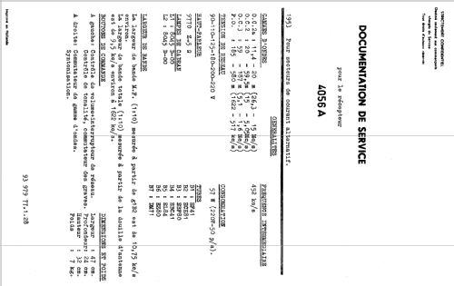 Generic Model 4056A; Philips; Eindhoven (ID = 2529904) Radio