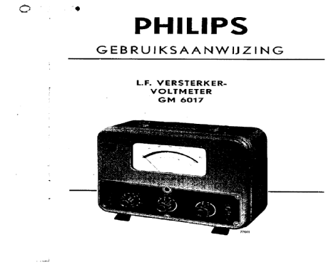 GM6017; Philips; Eindhoven (ID = 1323842) Equipment
