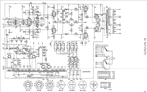 Großverstärker EL6471/30 und EL6471/73; Philips; Eindhoven (ID = 1032051) Ampl/Mixer