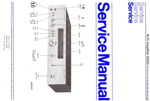 Hi-Fi Amplifier 6392 /24; Philips; Eindhoven (ID = 1116152) Ampl/Mixer