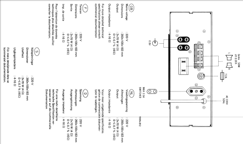 DC Power Amplifier 309 22AH309 /00 /15; Philips; Eindhoven (ID = 1880060) Ampl/Mixer