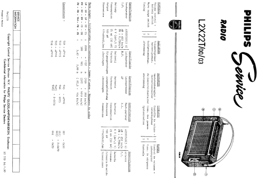 L2X22T /00 /03; Philips; Eindhoven (ID = 209159) Radio