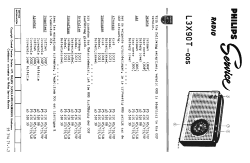 L3X90T /00S; Philips Belgium (ID = 2394856) Radio