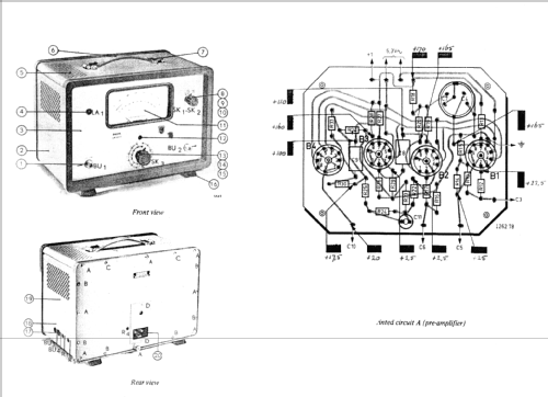 Breitband-Millivoltmeter GM6012; Philips; Eindhoven (ID = 117865) Ausrüstung