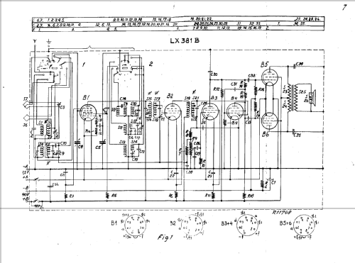 LX381B /00 /05 /07; Philips; Eindhoven (ID = 41753) Radio